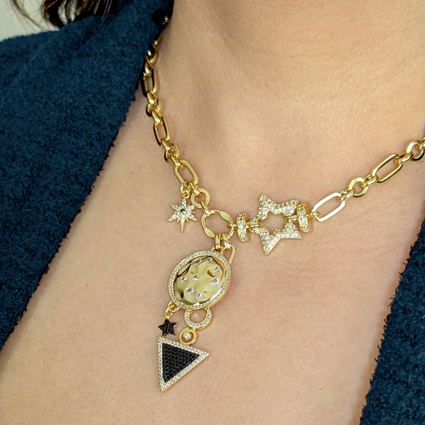Celeste Cosmic Compass Necklace