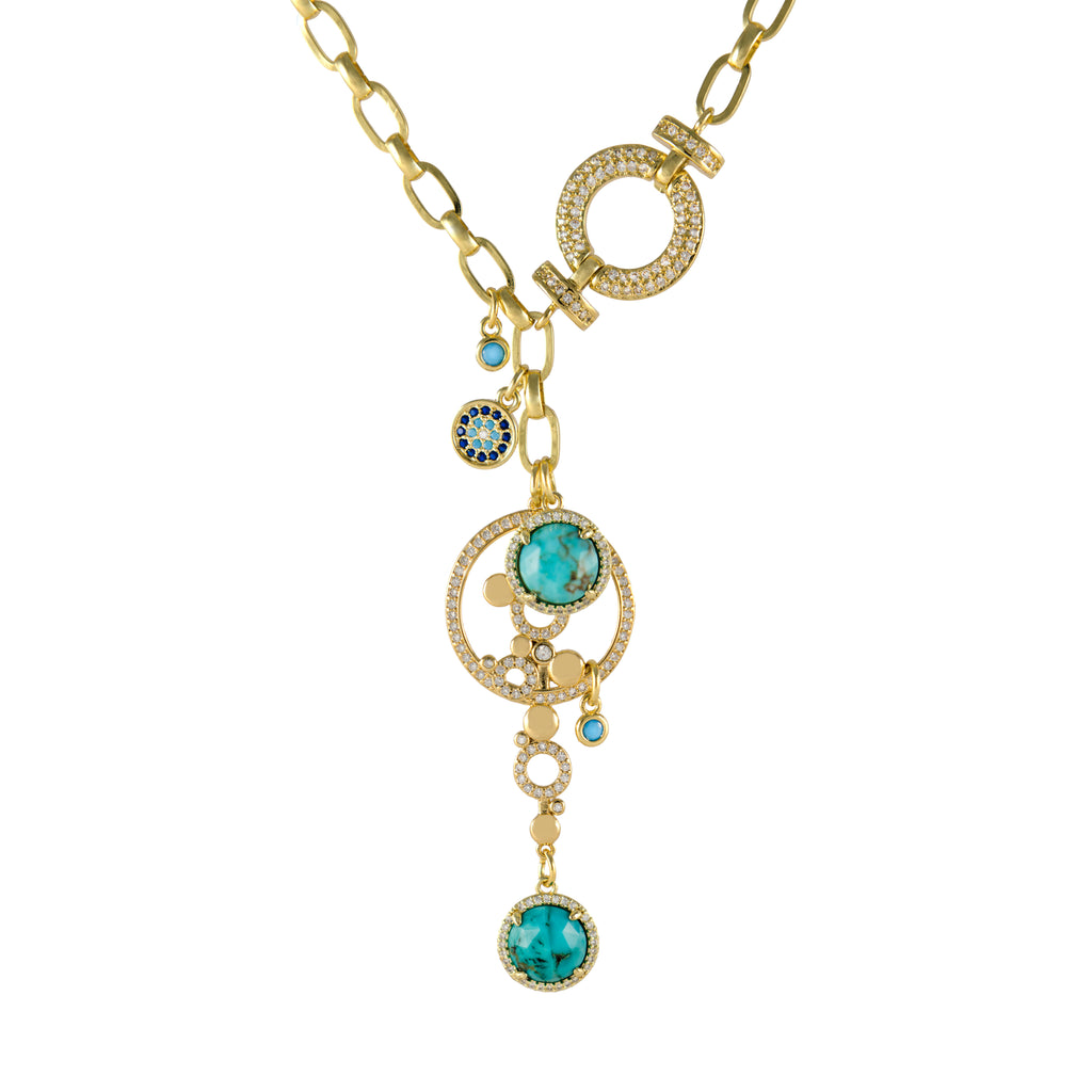 Irene Turquoise Gemstone Necklace